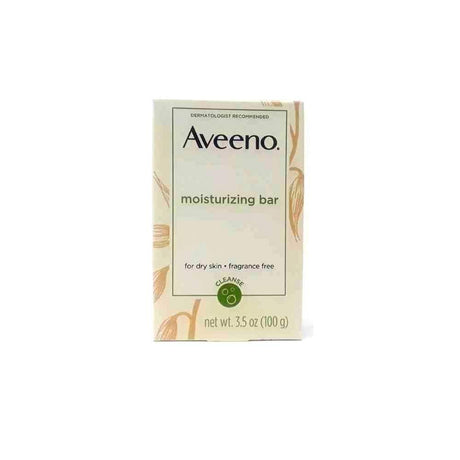 Aveeno Moisturizing Bar Fragrance Free, 100 g