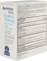 Aveeno Baby Eczema Therapy Soothing Bath Treatment Powder, Unscented, 3.75 oz Box of 5