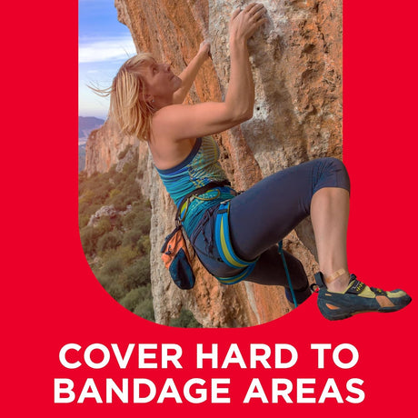 Band-Aid Water Block Tough Strips Bandages 1 x 3.25 Inch