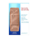 Band-Aid Water Block Tough Strips XL Adhesive Bandages, Sterile, 1.75" x 4", Box of 10 - 38137005566 - LL Medico