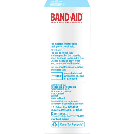 Band-Aid Water Block Tough Strips Adhesive Bandages, 1.75 x 4 Inch