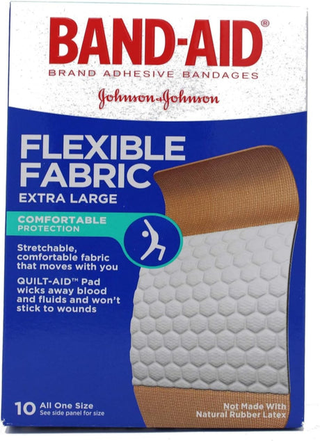 Band-Aid Flexible Fabric Adhesive Strip, Extra Large