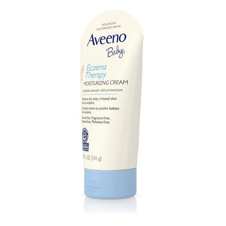 Aveeno Baby Eczema Therapy Moisturizing Cream, Unscented, 5 oz Tube