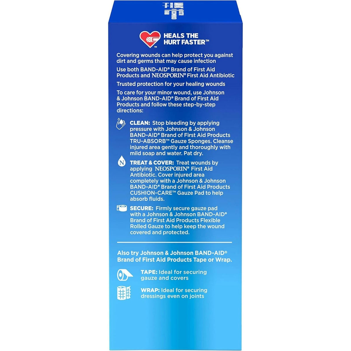 Band-Aid Flexible Rolled Gauze, 3 Inch x 2.1 Yard, 5 Rolls per Pack