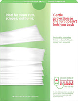 Band-Aid Hurt-Free Non-Stick Pads Large 3 x 4 Inch