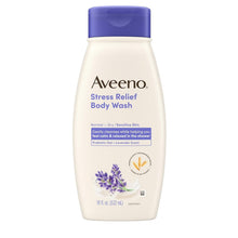 Aveeno Stress Relief Body Wash, Lavender Scent, 18 fl oz