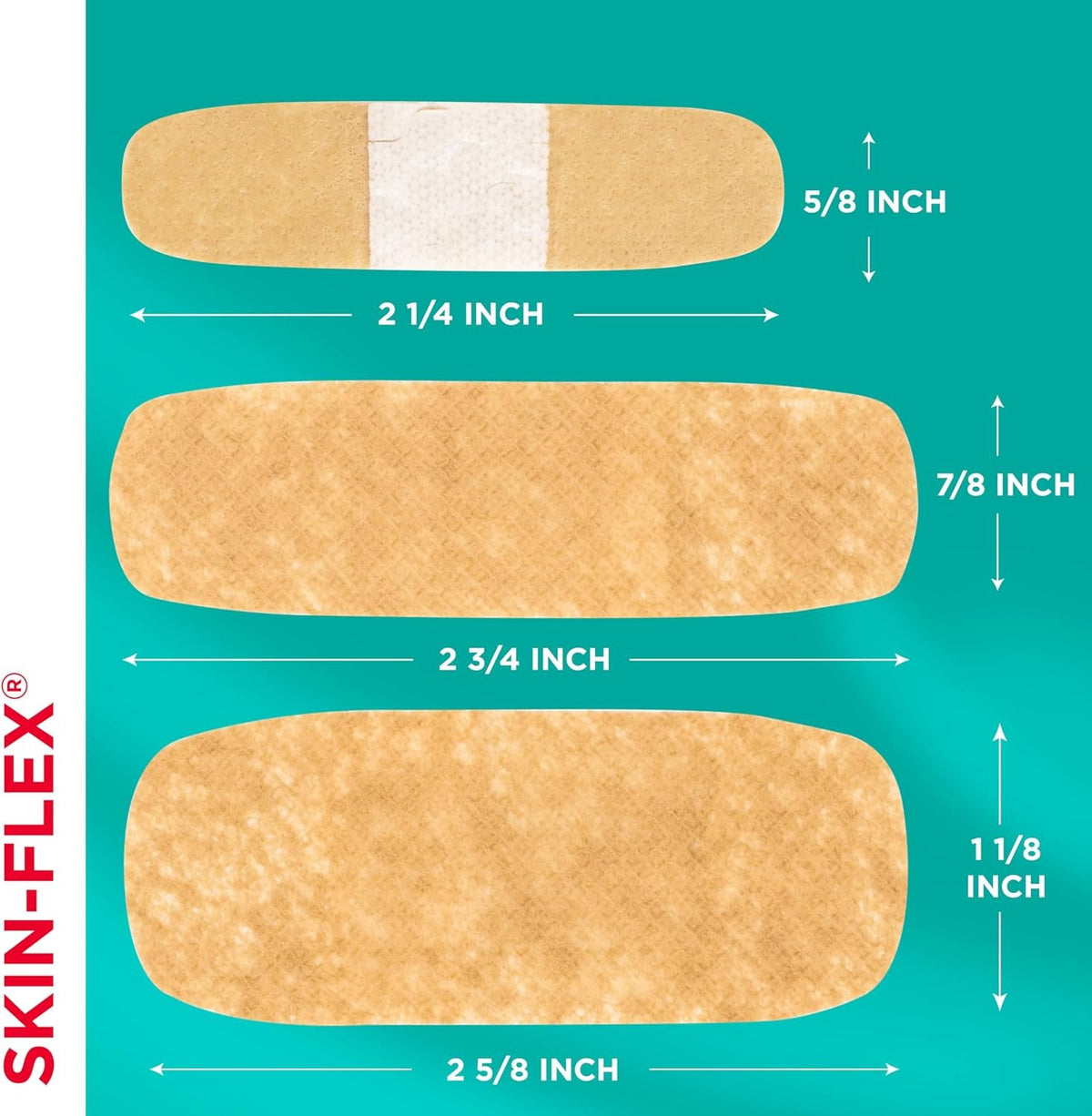 Band-Aid Skin-Flex Adhesive Strip, Assorted Sizes