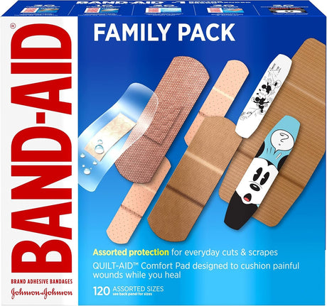 Band-Aid Adhesive Bandages Variety Pack, Assorted Sizes