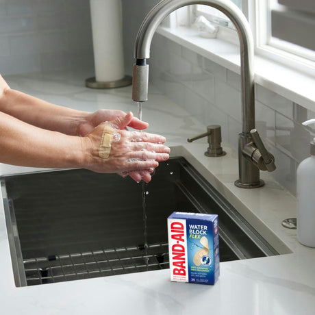 Band-Aid Water Block Flex Adhesive Bandages, 7/8 x 2-3/4 Inch