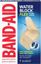Band-Aid Water Block Flex Adhesive Bandages Extra Large, 1.75 x 4 Inch