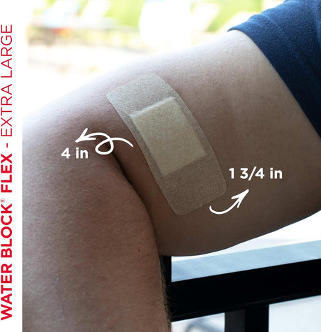 Band-Aid Water Block Flex Adhesive Bandages Extra Large, 1.75 x 4 Inch
