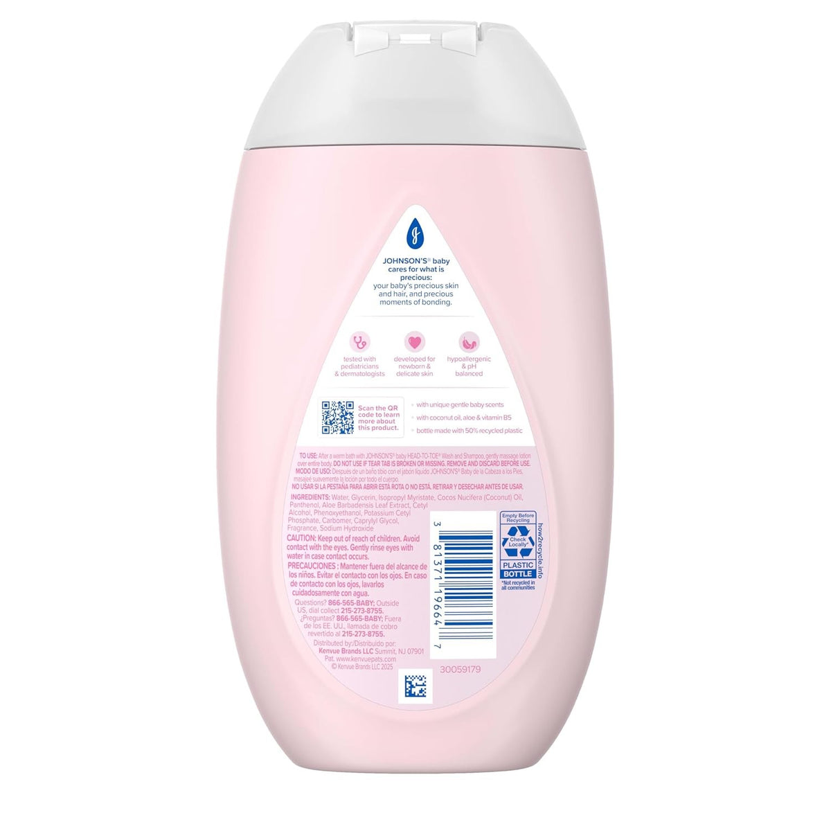 Johnson's Baby Lotion, 13.6 fl oz