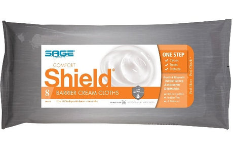 Sage Products Sage Shield Barrier Cream Cloths, Soft Pack - 7905 - LL Medico