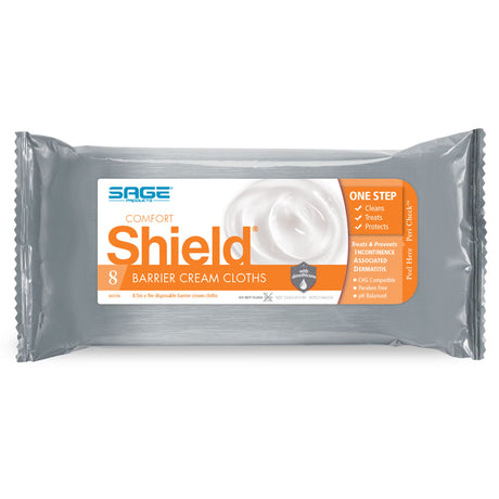 Sage Products Sage Shield Barrier Cream Cloths, Soft Pack - 7905 - LL Medico