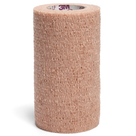 3M Coban LF, Self-Adherent Cohesive Bandage, Tan, Elastic Nonwoven, Latex-Free, Non-Sterile, Standard Compression - 2082-Single - LL Medico