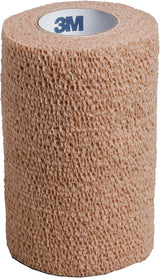 3M Coban Self-Adherent Wrap, 4" x 5 Yard, Tan - 1584-Single - LL Medico