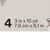 3M Durapore Silk-Like Cloth Medical Tape, 3 Inch x 10 Yard, White