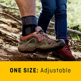 3M Futuro Ankle Performance Stabilizer, Adjustable, One Size Fits Most, Black - 46645ENR-Single - LL Medico
