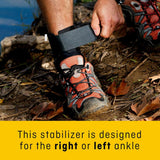 3M Futuro Ankle Performance Stabilizer, Adjustable, One Size Fits Most, Black - 46645ENR-Single - LL Medico