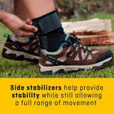 3M Futuro Ankle Performance Stabilizer, Adjustable, One Size Fits Most, Black - 46645ENR-Single - LL Medico