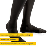 3M Futuro Dress Socks for Men, Firm Compression, Calf High, Black - 71035BLEN-Pair - LL Medico