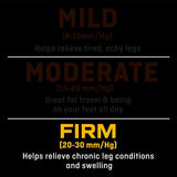3M Futuro Lifestyle Compression Dress Socks for Men Firm 20-30 mmHg, Black, X-Large - 71037EN-Pair - LL Medico