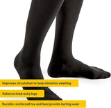 3M Futuro Lifestyle Compression Dress Socks for Men Firm 20-30 mmHg, Black, X-Large - 71037EN-Pair - LL Medico