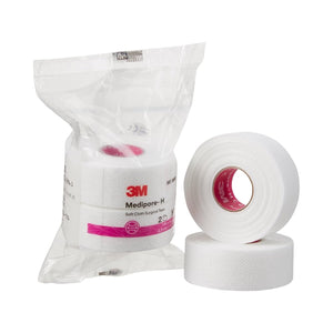 3M Medipore H Cloth Medical Tape, Non-Sterile, 1" x 10 Yard, White - 2861-Pack - LL Medico