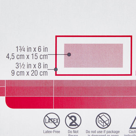 3M Medipore + Pad Soft Cloth Adhesive Wound Dressing, Sterile, 3.5" x 8" - 3570-Box - LL Medico