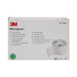 3M Micropore Paper Medical Tape, 1" x 10 Yard, White, Non-Sterile - 1530-1-Box - LL Medico