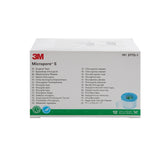 3M Micropore S Silicone Medical Tape, 1 Inch x 5-1/2 Yard, Blue