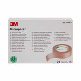 3M Micropore Tan Paper Surgical Tape, Non-Sterile, 1/2" x 10 Yard - 1533-0-Box - LL Medico