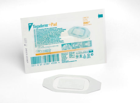 3M Tegaderm +Pad Transparent Film Dressing with Non-Adherent Pad, Sterile - 3588-Box - LL Medico