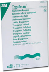 3M Tegaderm Transparent Film Dressing, Frame Style, Sterile, 6" x 8" - 1628-Single - LL Medico