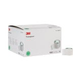 3M Transpore Plastic Medical Tape, Non-Sterile, 1" x 1.5 Yard, Transparent - 1527S-1-Box - LL Medico
