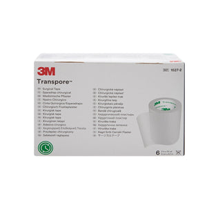 3M Transpore Plastic Medical Tape, Non-Sterile, Transparent, 2" x 10 Yard - 1527-2-Single - LL Medico
