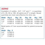3 Point Products 3pp Buddy Loops Finger Wrap Splint, One Size Fits Most - P1005-25 - LL Medico