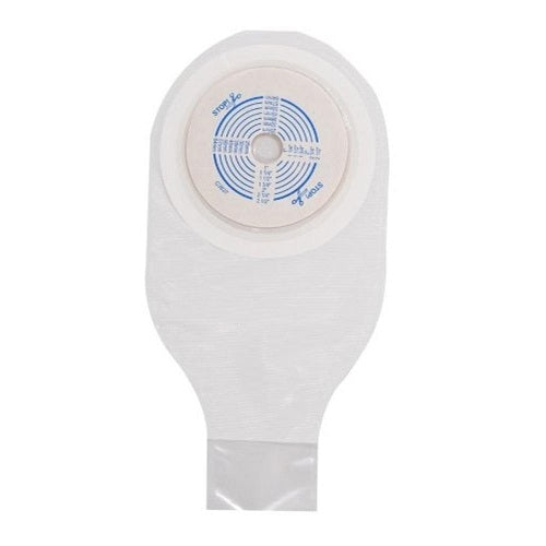 ConvaTec ActiveLife One-Piece Colostomy Pouch, Flat, Cut-to-Fit, Transparent, 12-Inch, Durahesive, Extended Wear, with Tape - 400598-Single - LL Medico
