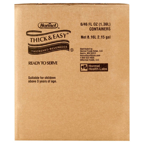 Thick-It Thick & Easy Thickened Beverage, Orange, 46 oz