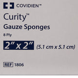 Curity Gauze Sponges, Sterile, 8-Ply, 2 x 2 in - 1806 - LL Medico