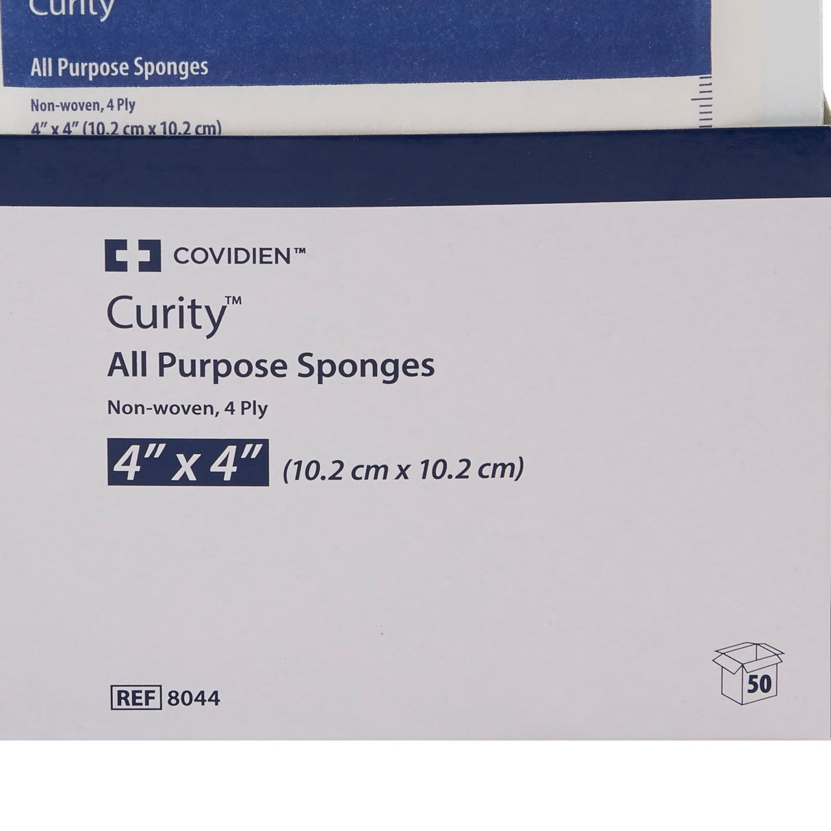 Curity Sterile Nonwoven Sponge, 4 x 4 Inch, Four-Ply