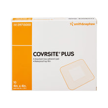 Smith & Nephew COVRSITE Plus Composite Dressing, Square Non-Sterile Film Backing — 4" x 4"