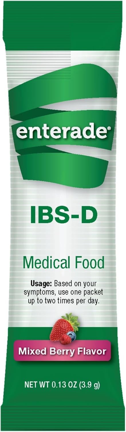enterade IBS-D Oral Supplement Powder, Mixed Berry, 30 Packets