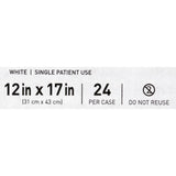 Bed Pillow McKesson 12 X 17 Inch White Single Patient Use