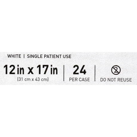 Bed Pillow McKesson 12 X 17 Inch White Single Patient Use