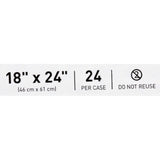 Bed Pillow McKesson 18 X 24 Inch White Single Patient Use