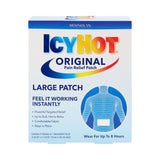 Icy Hot Original Pain Relief Patch, Menthol 5%, Large - 41167004843 - LL Medico