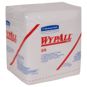 WypAll PowerClean x 70, Medium Duty Multipurpose Task Wipe, White, Polypropylene / Pulp, NonSterile, Disposable, 12 x 12.5" - 41200 - LL Medico