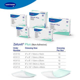 Hartmann Zetuvit Plus Sterile Superabsorbent Dressing, 4 x 4 Inch