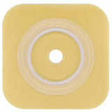 Sur-Fit Natura Two-Piece Durahesive Skin Barrier, Extended Wear, Flat Cut-to-Fit 45 mm Flange, 1 to 1 1/4" Opening, 4" x 4" - 413155 - LL Medico